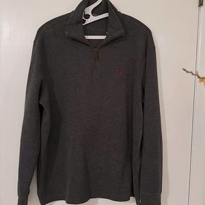Polo By Ralph Lauren Gray Qtr Zip Size Medium